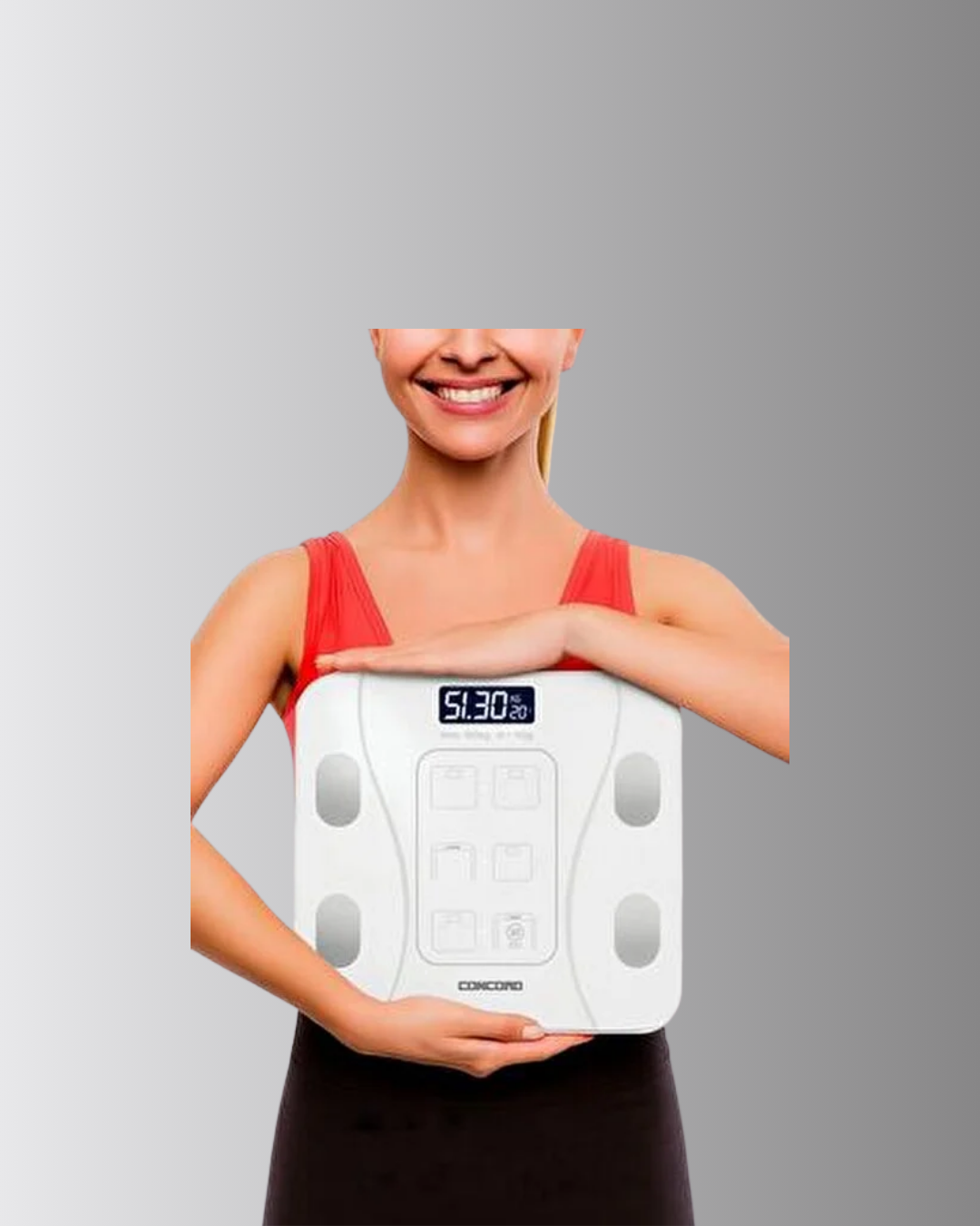 Akıllı Dijital Baskül – Bluetooth Bağlantılı 8 Ölçüm Verili Akıllı Vücut Analiz Tartısı - Görsel 2