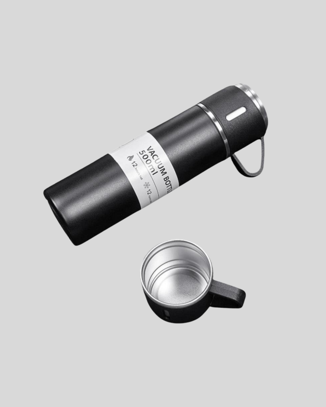 500 ml Paslanmaz Çelik Termos Seti – Sızdırmaz Vakumlu Isı Koruma Özellikli Taşınabilir Termos - Görsel 5
