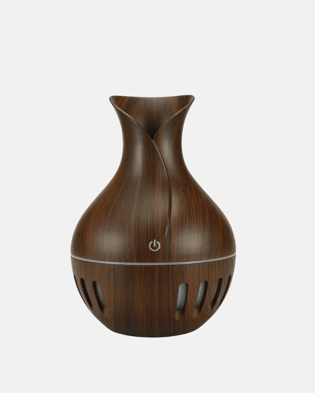 Ahşap Desenli Aromaterapi Difüzör 130 ml Ultrasonik ve 7 Renk LED Işıklı - Görsel 2