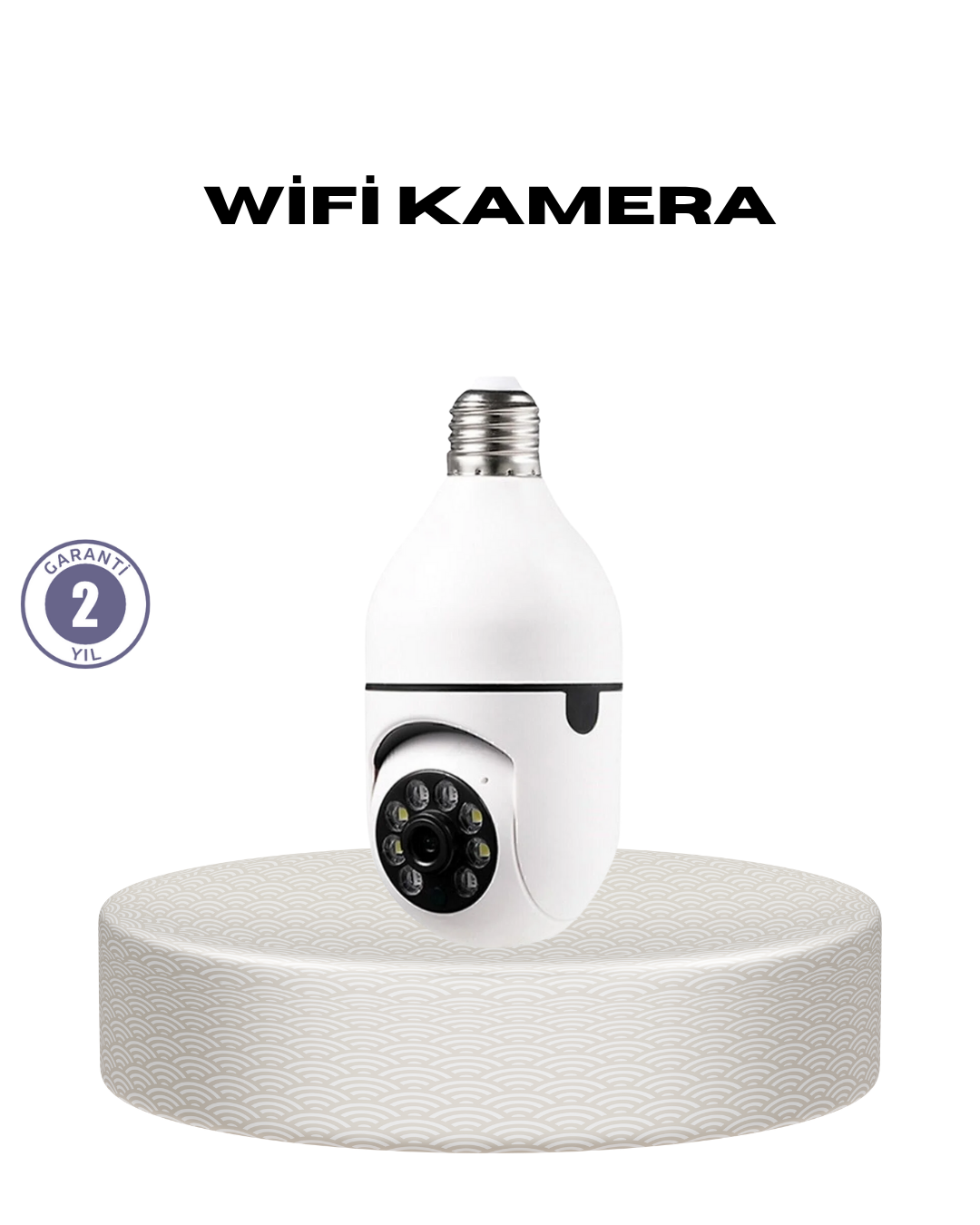 Akıllı Duy Kamera Uzaktan Kontrol ve Geniş Görüş Açılı