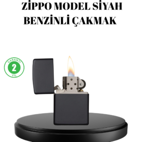 Metal Gövdeli Tasarım Çakmak Mat Yüzeyli ve Ergonomik Tutma Özellikli