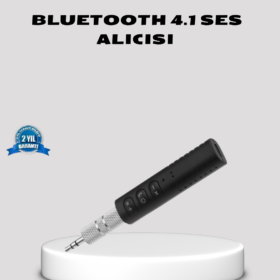 Bluetooth 4.1 Müzik Alıcısı 3.5mm Aux Girişli Mini Kablosuz Adaptör