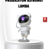 Bluetooth Müzikli Astronot Projeksiyon Lambası Yıldız ve Ay Efektli