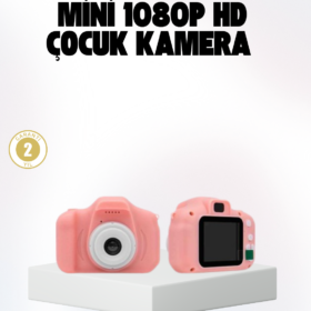 Çocuklar İçin Mini Fotoğraf Makinesi 8MP 1080P Video ve Darbeye Dayanıklı
