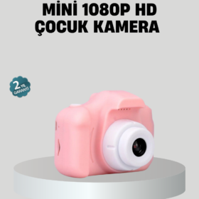 Mini Dijital Çocuk Kamerası 8MP HD Ekranlı 1080P Video ve Şarjlı