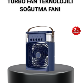 Turbo Fan Teknolojili Sessiz ve Güçlü Soğutma Masası Vantilatör