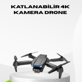 4K Katlanabilir Drone Uzaktan Kontrollü Wi-Fi Görüntü Aktarımlı