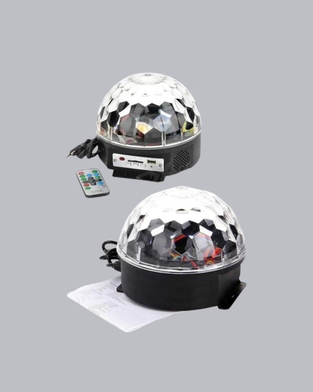 Bluetooth Hoparlörlü LED Disko Işığı Müzik Ritim Duyarlı ve Taşınabilir - Görsel 4