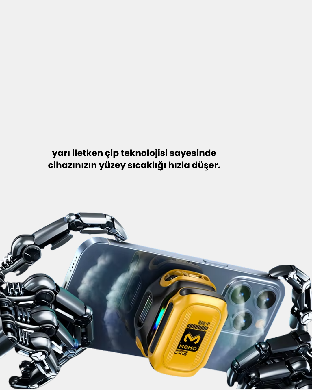 Yarı İletken Telefon Soğutucu TEC Çipli Hızlı ve Sessiz Soğutmalı - Görsel 5