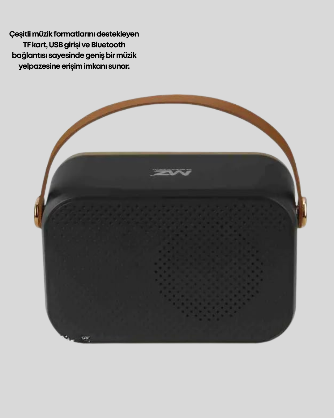 Retro Tarz Kablosuz Radyo – Bluetooth USB ve TF Kart Girişli - Görsel 2