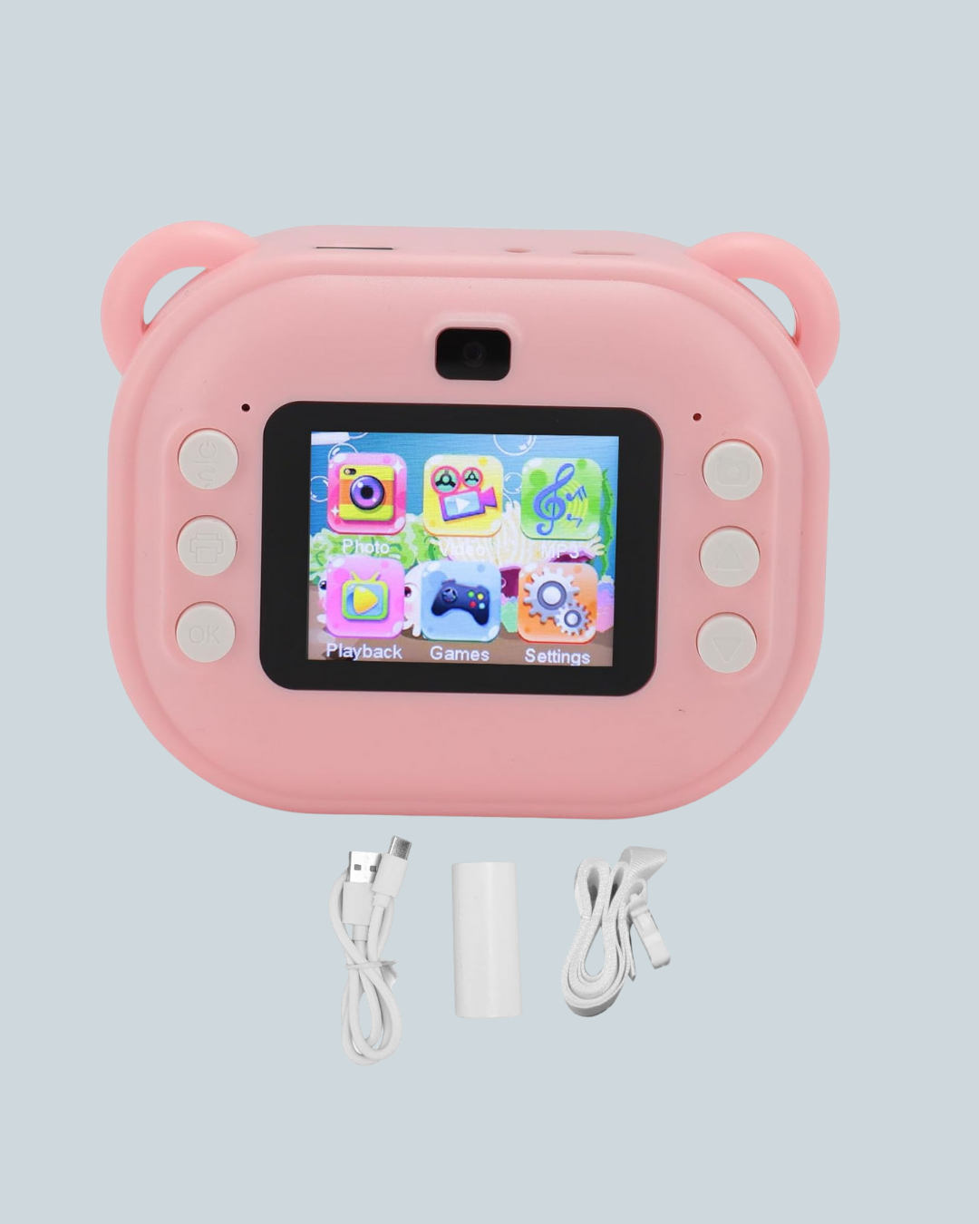 Çocuklar İçin Şipşak Yazıcı Kamera 24MP HD Çift Lensli Termal Baskılı - Görsel 5