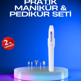 Taşınabilir Profesyonel Elektrikli Tırnak Matkap Seti – Sessiz Güçlü ve Dayanıklı