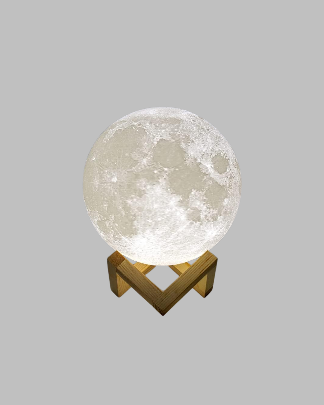 RGB Modlu 16 Renkli Ay Gece Lambası 3D Baskı ve Uzaktan Kumanda Özellikli - Görsel 5