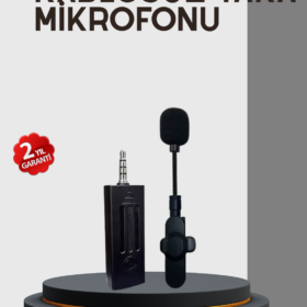 Kablosuz Profesyonel Mikrofon – 360° Ses Yakalama 60 m Menzil Gürültü Engelleyici