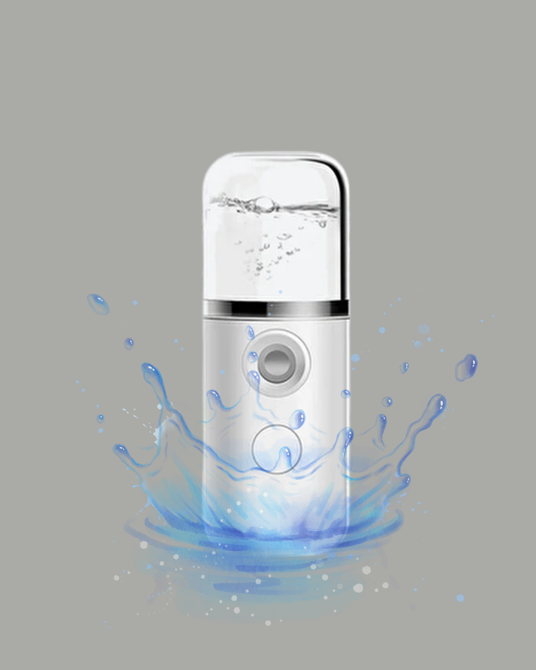 Kablosuz Şarjlı Buharlı Nemlendirici – Enerji Tasarruflu Taşınabilir Cilt Bakım Cihazı - Görsel 5