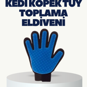 Yumuşak Silikonlu Kedi ve Köpek Tüy Toplama Eldiveni – Masaj Etkili Tüy Dökülme Önleyici