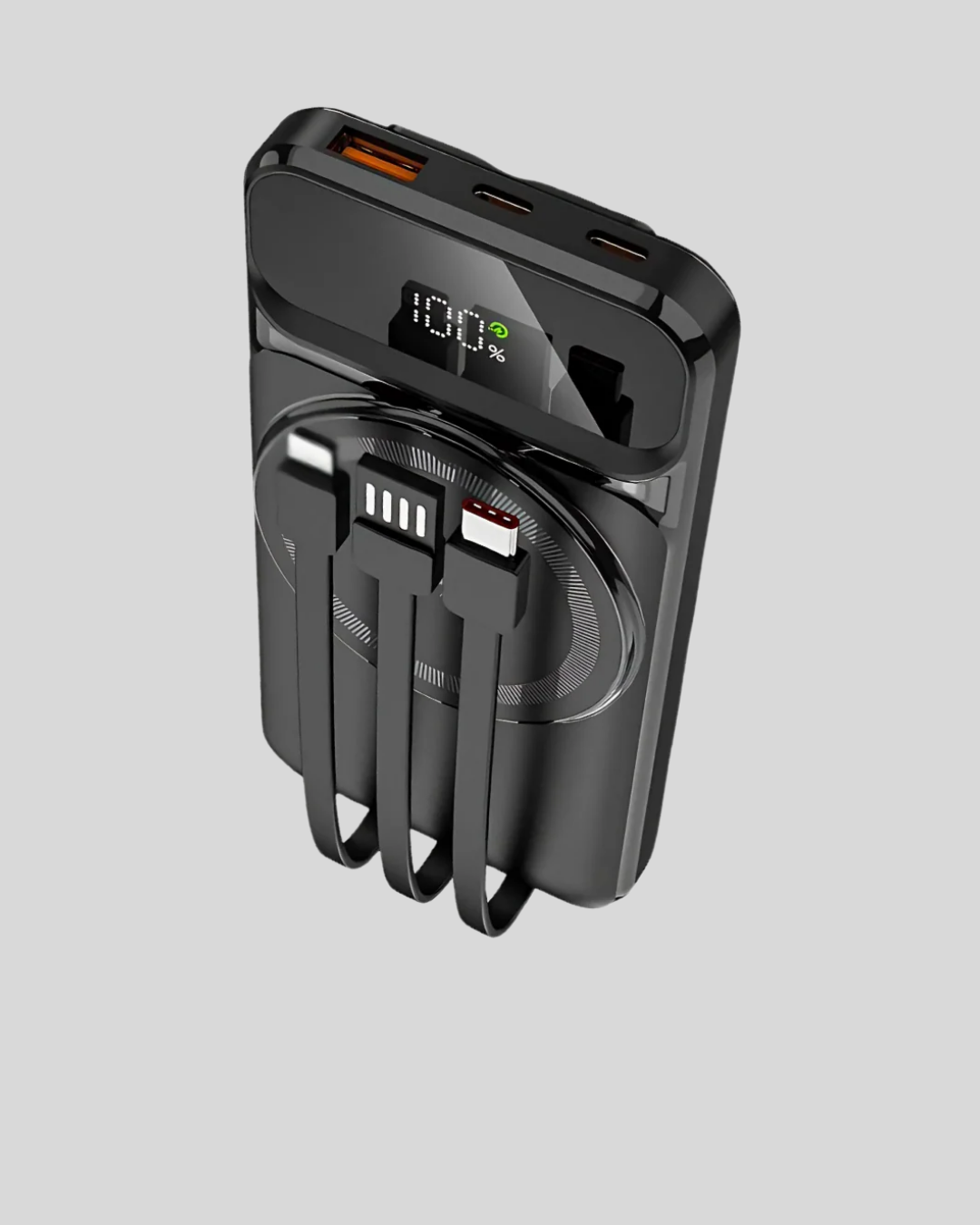 10000 mAh Kablosuz Powerbank – 15W Hızlı Şarj Type-C Çoklu Çıkışlı - Görsel 4