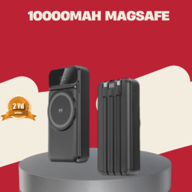 Kablosuz 15W Şarj Destekli 10000 mAh Taşınabilir Powerbank – Hızlı Şarj Özellikli