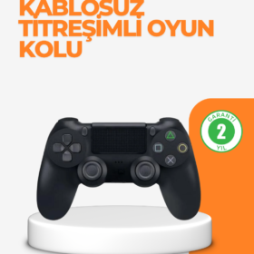 PS4 Uyumlu Kablosuz Oyun Kolu – Titreşimli Şarjlı ve Ergonomik