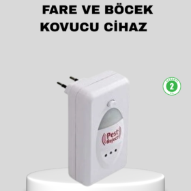 Ultrasonik Haşere Kovucu Cihaz – Sessiz Kimyasalsız ve Etkili Koruma