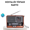 Dekoratif Vintage Radyo – Klasik Görünüm Modern Fonksiyon ve Uzun Ömürlü Kullanım