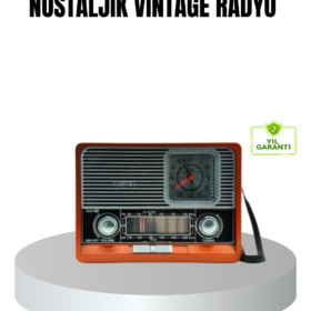 Vintage Radyo – Nostaljik Tasarım ve Modern Teknoloji Bir Arada