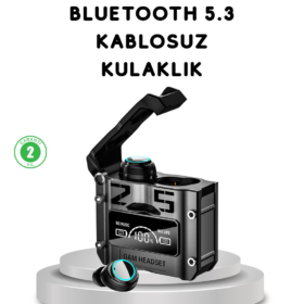 Kablosuz Bluetooth 5.3 Kulaklık – Aktif Gürültü Engelleme ve Gecikmesiz Oyun Modu