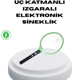 Pil ile Çalışan Elektronik Sinek Öldürücü – Çocuk ve Evcil Hayvan Dostu Tasarım