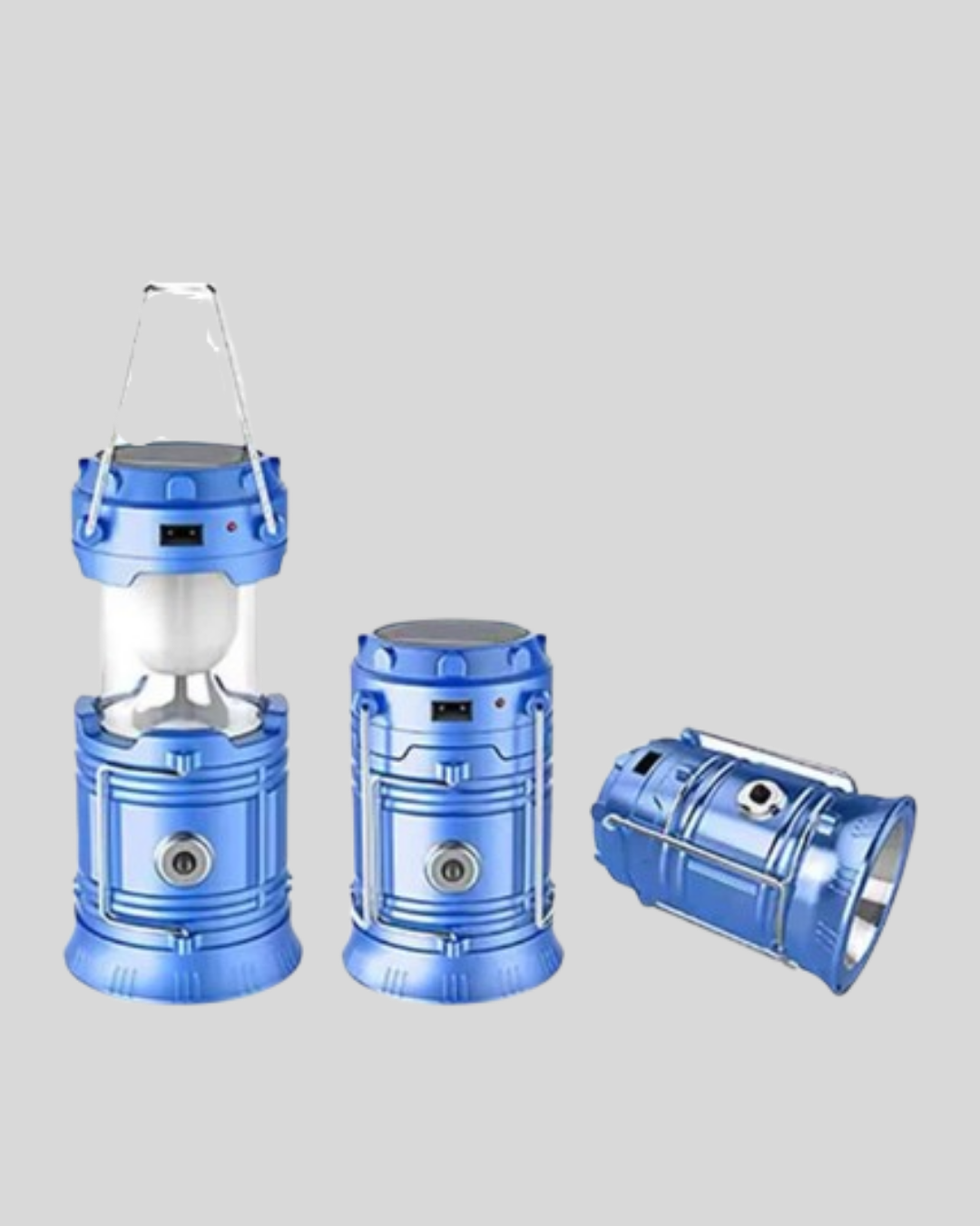 Güneş Enerjisiyle Çalışan Kamp Feneri Hafif Portatif Uzun Ömürlü - Görsel 2