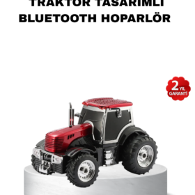Traktör Tasarımlı Bluetooth Hoparlör 12W TWS Destekli Nostaljik Model