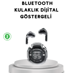 Bluetooth 5.3 Kablosuz Kulaklık HiFi Stereo ve Ekstra Bass Dijital Ekranlı