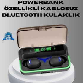 Gaming Bluetooth Kulaklık 800mAh Powerbank Düşük Gecikmeli