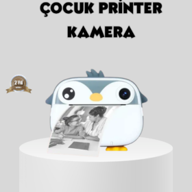 Termal Baskı Çocuk Kamerası HD Çekim USB Şarjlı Eğitici Oyuncak