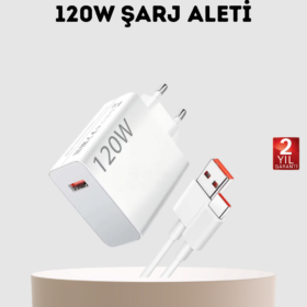 120W USB-C Şarj Adaptörü Süper Hızlı Şarj Güç Kaynağı Seti