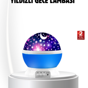 LED Gece Lambası 6 Renk Seçenekli Yumuşak Işıklı Uyku Yardımcı Lamba