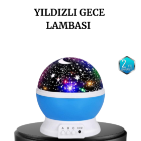 Renkli LED Gece Lambası 6 Işık Modlu Çocuk Odası Atmosfer Aydınlatma