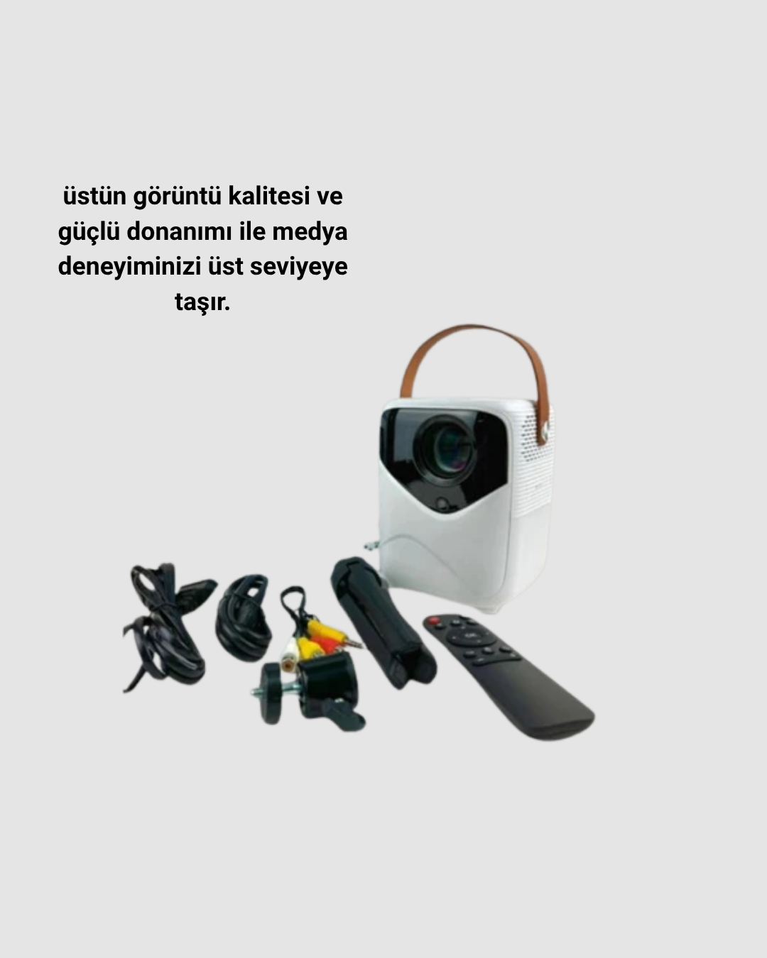 Android TV Box Ultra HD 1GB RAM 32GB Hafıza Dahili Hoparlör HDMI Tripodlu - Görsel 5