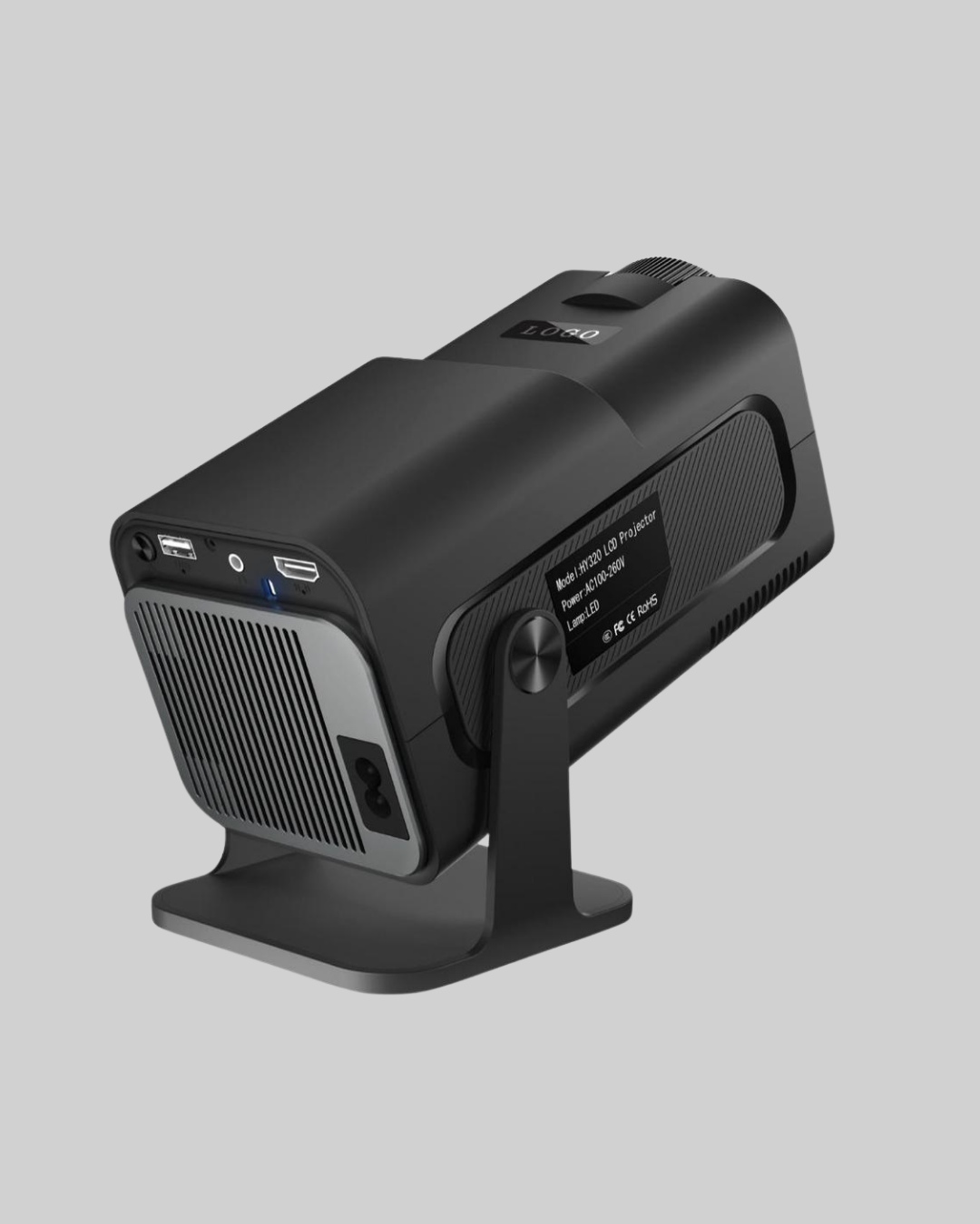 HDMI USB Girişli Akıllı Projeksiyon Cihazı Taşınabilir Düşük Tüketimli - Görsel 3