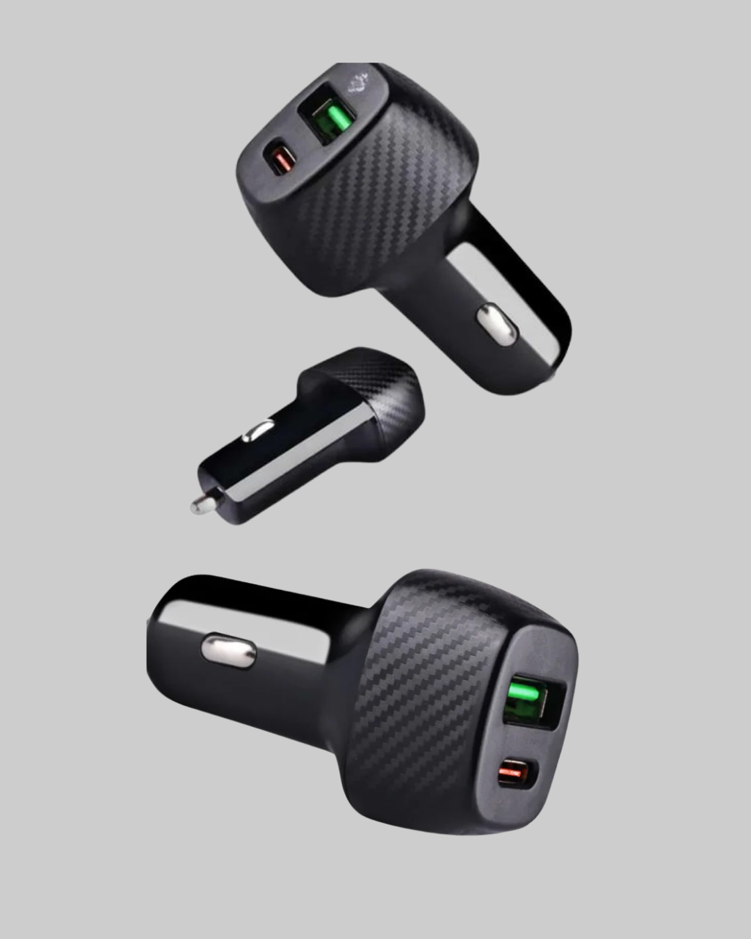 38W Araç Şarj Cihazı Type-C PD USB Hızlı Şarj Çift Port - Görsel 4