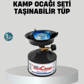 Taşınabilir Kamp Ocağı Seti Pişirme Alanı Ayarlanabilir Alev