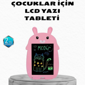 LCD Yazı Tableti 12 inç Tek Tuşla Silme Kilitli Çocuk Eğitim Çizim Tableti