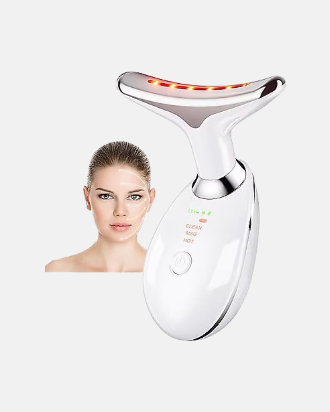 Kablosuz Şarjlı Yüz Sıkılaştırıcı Cihaz EMS Mikro Akım Anti-Aging Masaj Aleti - Görsel 4