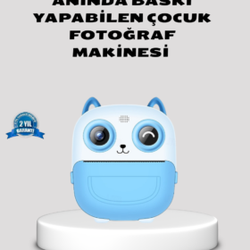 Çocuklar İçin Dijital Kamera Termal Yazıcı 48MP Çift Kamera 1300mAh Batarya