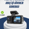 1080P Üç Kameralı Araç Kamerası Wi-Fi Destekli Park Modu ve G-Sensörlü