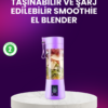 Taşınabilir Şişe Blender 380ml Şarjlı Spor Smoothie Shake Karıştırıcı