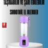 Şarjlı 380ml Portatif Smoothie Blender USB Mini Shake Yapıcı