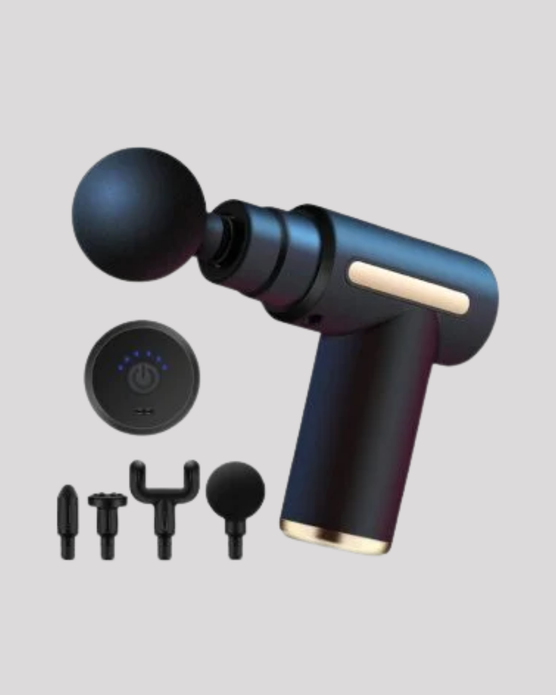 Sporcu Kas Masaj Tabancası 6 Kademe Güçlü Titreşim 4 Başlık Şarjlı Masaj Aleti - Görsel 2