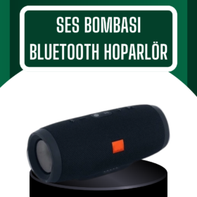 Kablosuz Hoparlör 12 Saat Çalma Süresi USB AUX TF Kart Destekli