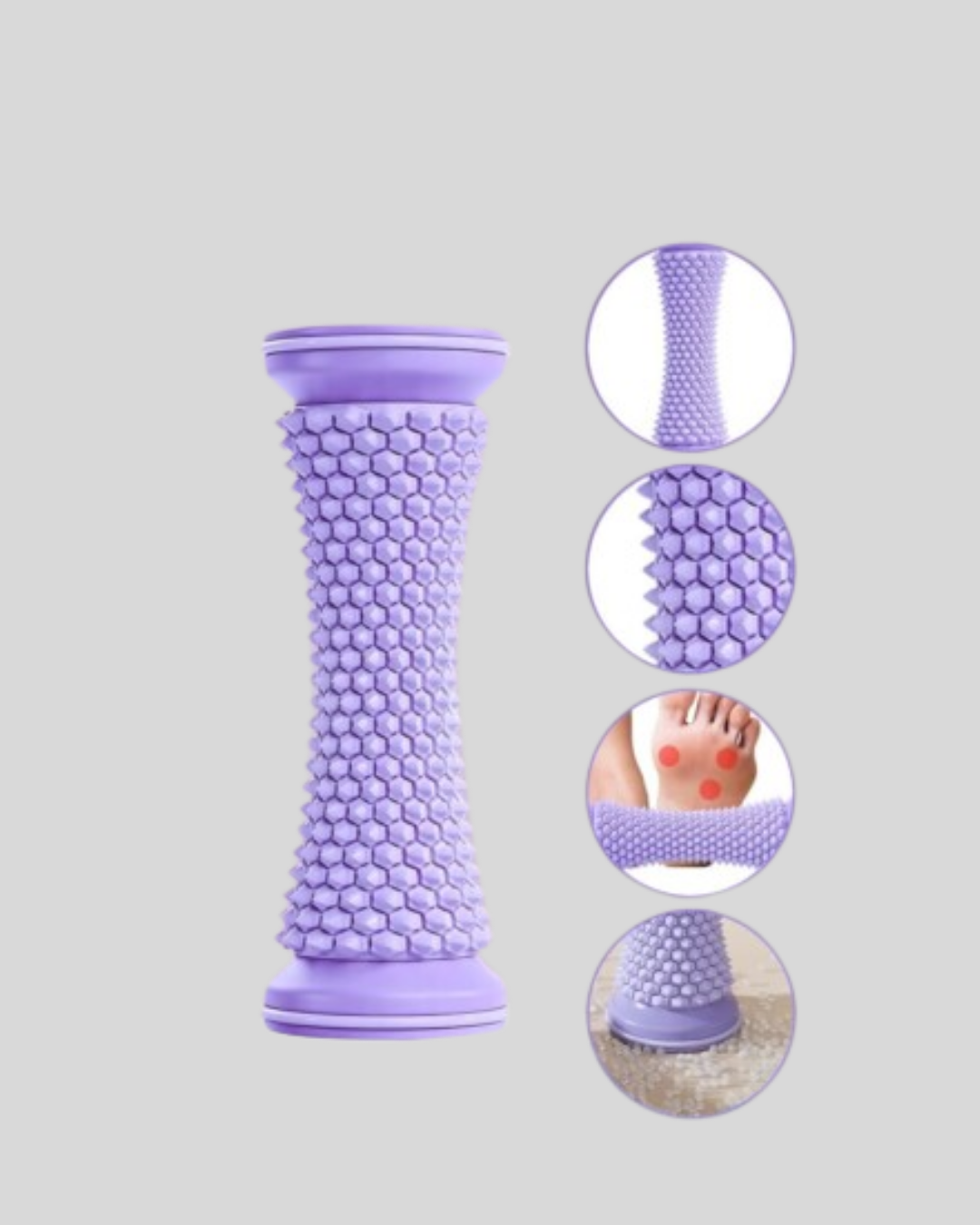 Ayak Masaj Rulosu Akupresur Silindir Kas Gevşetici Taşınabilir - Görsel 3