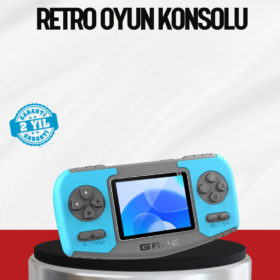 El Tipi Retro Oyun Konsolu Çocuklara Özel Portatif Oyun Makinesi